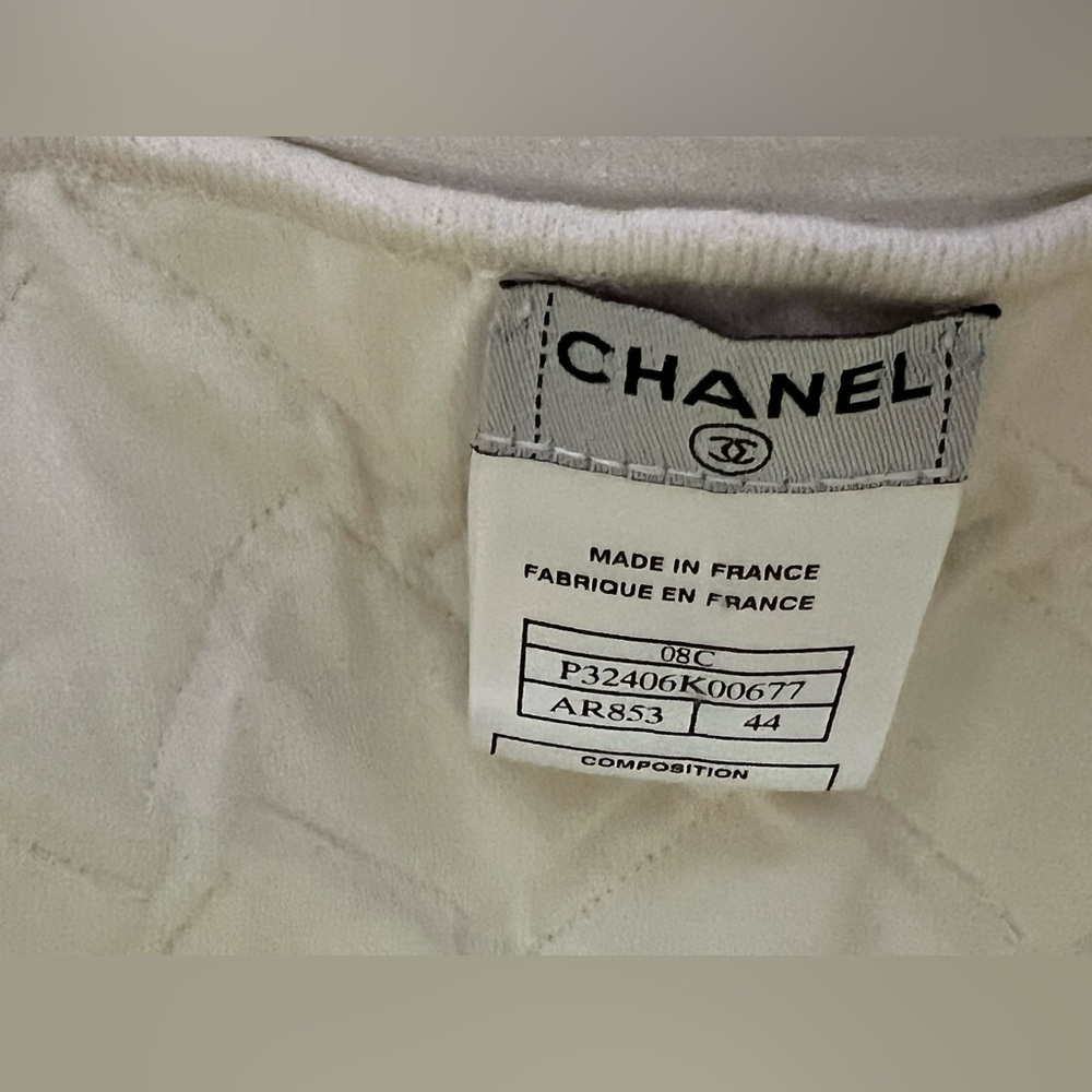 CHANEL Strapless Mini Dress